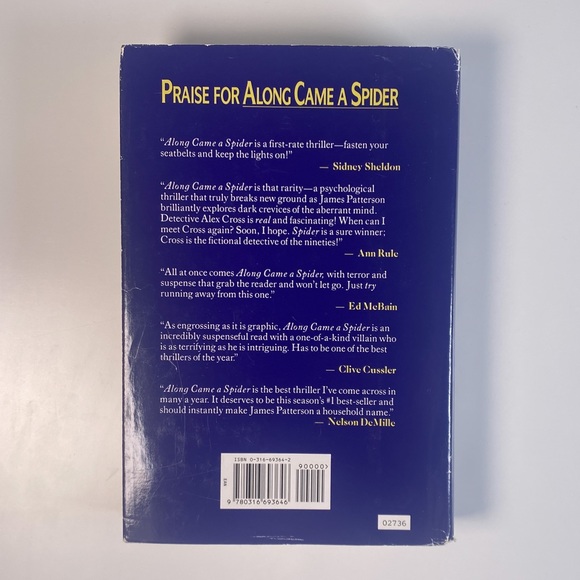 2/$50 - Along Came a Spider by James Patterson - Picture 2 of 13